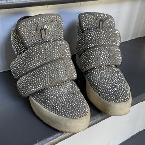 Giuseppe Zanotti sparkle stud sneakers
